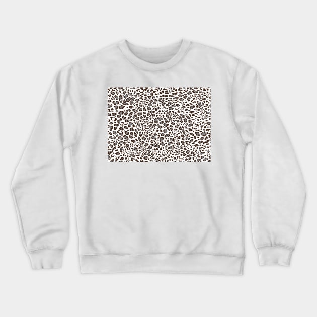 New Leopard Texture 6 Crewneck Sweatshirt by B&K